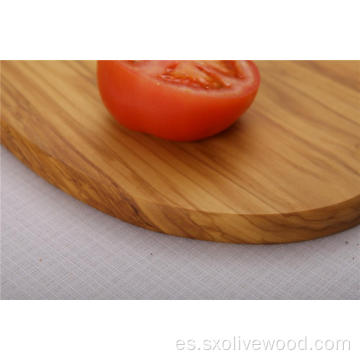 Tabla de cortar de madera de olivo hermosa y duradera